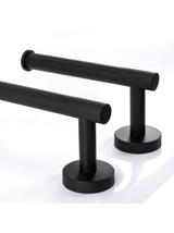 Bathroom Accessories Set GRID Black 4 Pieces
