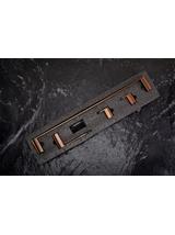 Kylpyhuonetarvikesetti Mati Brush Copper 4 osaa