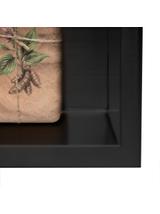 PÓŁKA WNĘKOWA ŁAZIENKOWA 30x60 czarny mat