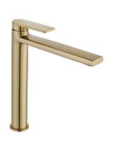 Βρύση νιπτήρα REA VERSO Brush Gold, Brushed Gold, High