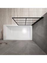 Parawan nawannowy Rea Lagos-1 Fix Stały 80 Czarny Black
