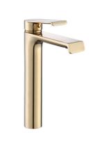 Μπαταρία νιπτήρα REA HASS ψηλή Gold Brushed, σε χρυσό φινίρισμα