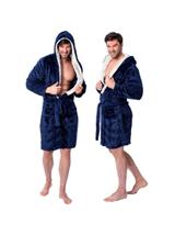 Szlafrok męski Jordan Navy Ecru L