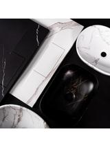 Umywalka nablatowa Rea Royal Statuario Marble Matt