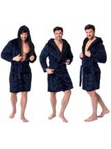 Szlafrok męski Jordan Navy Black L