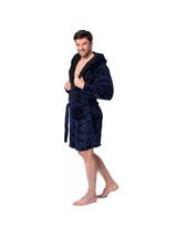 Szlafrok męski Jordan Navy Black L
