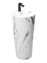 Umywalka Ceramiczna Wolnostojąca Blanka Marble Marmur