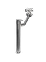 Bateria Umywalkowa REA PACO Wysoka Nikiel Szczotkowany INOX