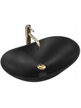 Umywalka nablatowa Rea Royal 60 Black Mat