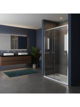 Porte de douche Rea Primo Slide 100 Chrome