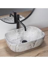 Umywalka nablatowa Rea Livia Stone Mat