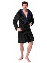 Szlafrok męski Jordan Black Navy M