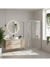 Cabine de douche Rea Primo Slide 110x80 Chrome