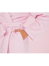 Dames badjas Nancy Roze sokken L/XL