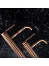 Waschbeckenarmatur Rea Argon Brush Copper high