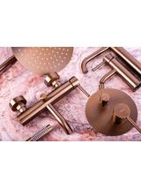 Σετ κρυφής μπανιέρας και ντους Rea Lungo, Copper Brush + BOX