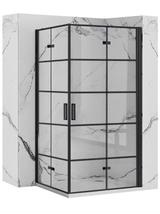 Kabina prysznicowa Rea Molier Black Double 110x110