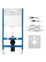 Cadru WC încastrat Rea cu buton HD Gold