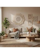 Boho wall mirror 60CM 322051