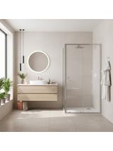 Cabine de douche Rea Primo Slide 110x80 Chrome