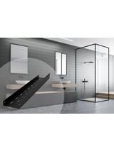 Półka łazienkowa prysznicowa SF04 60cm czarny mat