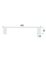 Bathroom hanger Tomi 5801 Brush Gold