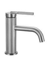 Bateria Umywalkowa REA Argon Nikiel Szczotkowany Niska