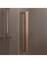 Cabina de ducha REA Hugo Double 90x90 Copper Brush
