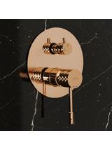 Zuhanyszett rejtett Rea Lungo Diamond Copper + box