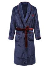 Szlafrok Męski Roger Navy Red M