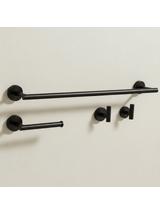 Juego de accesorios de baño Ari Black 4 piezas