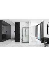 Kabina prysznicowa Rea Space In Black 80x100