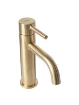 Βρύση χαμηλής λεκάνης REA LUNGO Gold Brushed