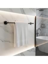 Wieszak łazienkowy jednoramienny 5601 Leo Czarny