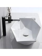 Umywalka nablatowa Rea Vegas Biała