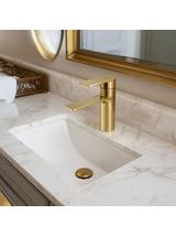 Rea Storm Gold Low slavina za umivaonik