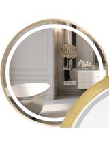 LUSTRO ŚCIENNE LED 70cm MMJ Złote