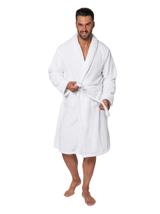 Ανδρικό μπουρνούζι King White size S/M