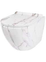 Misa WC podwieszana Carlos Rimless Flat Aiax Shiny