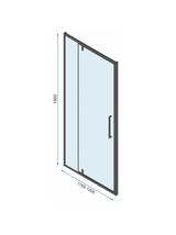 Sprchové dveře REA Rapid Swing Chrom 120