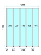 Parawan wannowy Rea Idea 120