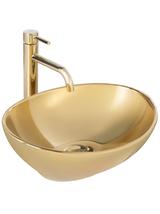 Umywalka nablatowa Rea Sofia Gold