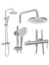 Set doccia Rea Foss Clif Brush Nickel