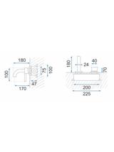 Bateria podtynkowa Rea OWEN Złota + BOX