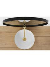Κεραμικός πάγκος νιπτήρας SAMI GOLD/WHITE 36 x 36x 12 cm