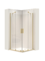 Καμπίνα ντους REA Montana Double Gold Brush 80x80