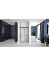 Drzwi prysznicowe SOLAR BLACK MAT 130