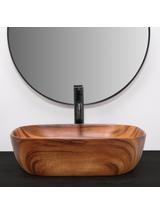 Umywalka nablatowa Rea Belinda Wood Mat