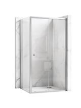 Cabine de douche Rea Primo Slide 110x80 Chrome