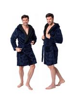 Szlafrok męski Jordan Navy Black L